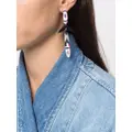 ISABEL MARANT geometric-drop earrings - Silver