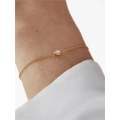 Monica Vinader 18kt gold vermeil Siren fine-chain bracelet