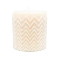 Missoni Home zigzag-embossed candle - White