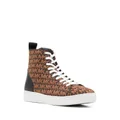 Michael Kors Edie knitted high-top sneakers - Brown