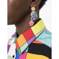 Amir Slama charm-detail drop earrings - Multicolour