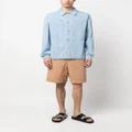 Kenzo patch-design denim shirt - Blue