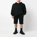 Balmain logo-print track shorts - Black