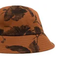 ERDEM floral-print bucket hat - Brown