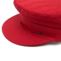 Maison Michel Romy cotton sailor cap - Red
