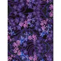 Versace floral-print silk scarf - Black