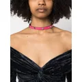 Versace Medusa spike-stud chocker necklace - Pink