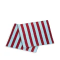 La DoubleJ set of 6 large striped napkins (45x45) - Red