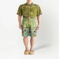 ETRO floral-print deck shorts - Green