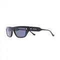 Nanushka oversized-frame tinted-lenses sunglasses - Black