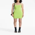 Dion Lee strappy fine-knit minidress - Green