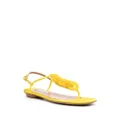 Aquazzura Chain of Love flat sandals - Yellow