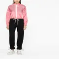 Moncler drawstring-detailed hooded jacket - Pink