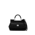 Dolce & Gabbana small Sicily rhinestone-embellished shoulder bag - Black