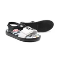 Mini Melissa 101 Dalmatians-print sandals - Black