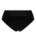 Balenciaga high-waisted logo-band briefs - Black
