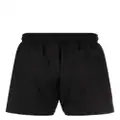 BOSS Iconic logo-print swim shorts - Black