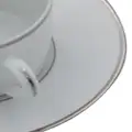 Christofle Albi Platine porcelain tea cup - Silver