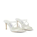 Jimmy Choo Anise 95mm square sandals - White