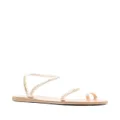 Ancient Greek Sandals Apli Eleftheria leather sandals - White