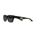 Dolce & Gabbana Eyewear square-frame logo-arm sunglasses - Black
