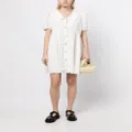 b+ab mini polo dress - White