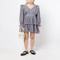 b+ab ruffled mini dress - Grey
