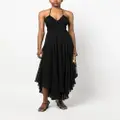 DKNY crinkle rayon maxi dress - Black