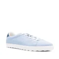 Kiton low-top perforated sneakers - Blue
