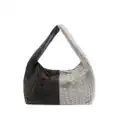 Kara crystal-embellished mini bag - Silver