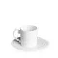 L'Objet Aegean espresso cup and saucer - White