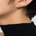 Maria Black Mica 6 huggie earring - Silver