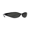 Balenciaga 90s oval-frame sunglasses - Black