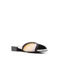 Tory Burch Marquetry colour-block leather mules - Neutrals