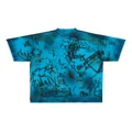 Balenciaga Skater graffiti logo-print T-shirt - Blue