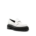 Proenza Schouler platform leather loafers - White