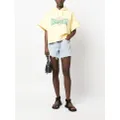 Dsquared2 logo-print short-sleeved hoodie - Yellow