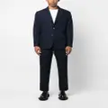 Brioni single-breasted knitted blazer - Blue