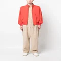 Baracuta long-sleeve zipped bomber jacket - Red