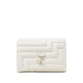 Jimmy Choo Avenue quilted clutch - White