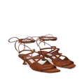 Jimmy Choo Azure 50mm suede sandals - Brown