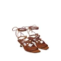 Jimmy Choo Azure 50mm suede sandals - Brown