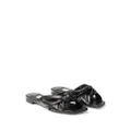 Jimmy Choo Avenue leather sandals - Black