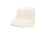 Moncler logo-patch cotton bucket hat - Neutrals