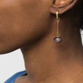 Maria Black Squash pearl drop earring - Gold