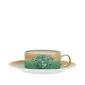 Versace Medusa Coin cup and saucer set - Green