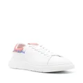 Emporio Armani logo-print lace-up sneakers - White
