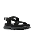 Moncler Belay woven sandals - Black