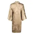 Carine Gilson jacquard silk kimono - Neutrals