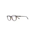 TOM FORD Eyewear round-frame glasses - Brown